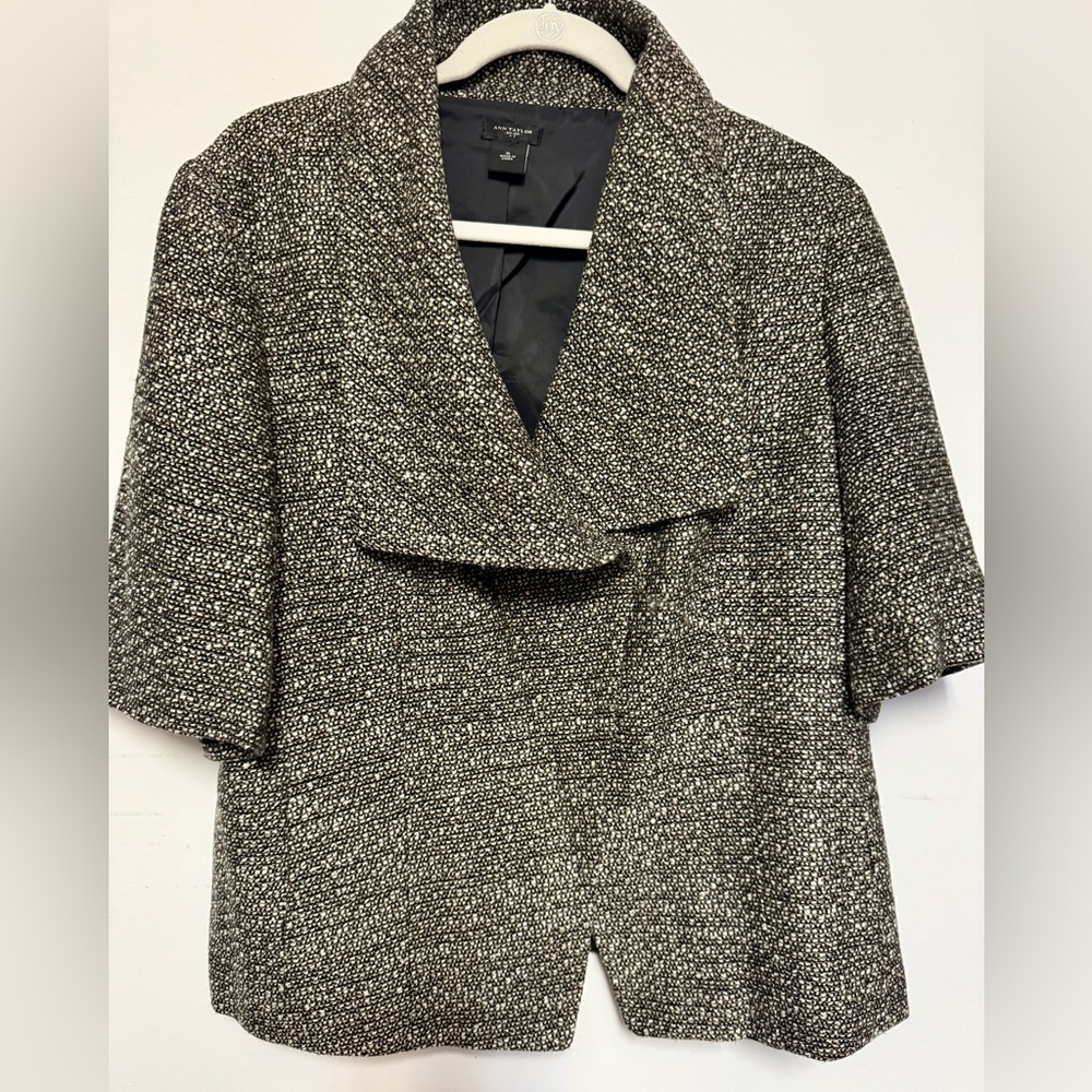 Ann Taylor Women’s Twill Elbow-length short Sleeve Blazer